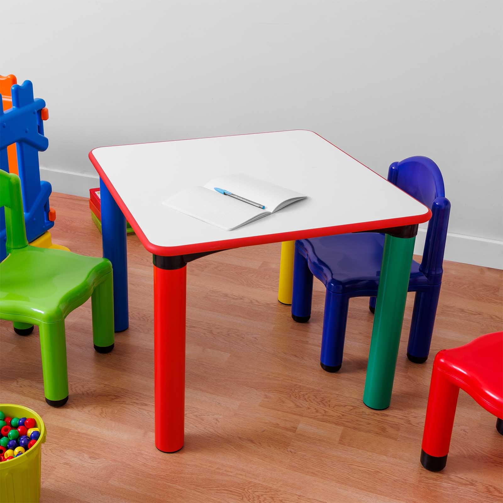 Tavolo, Quadrato, Materna, Nido, 65x65x52