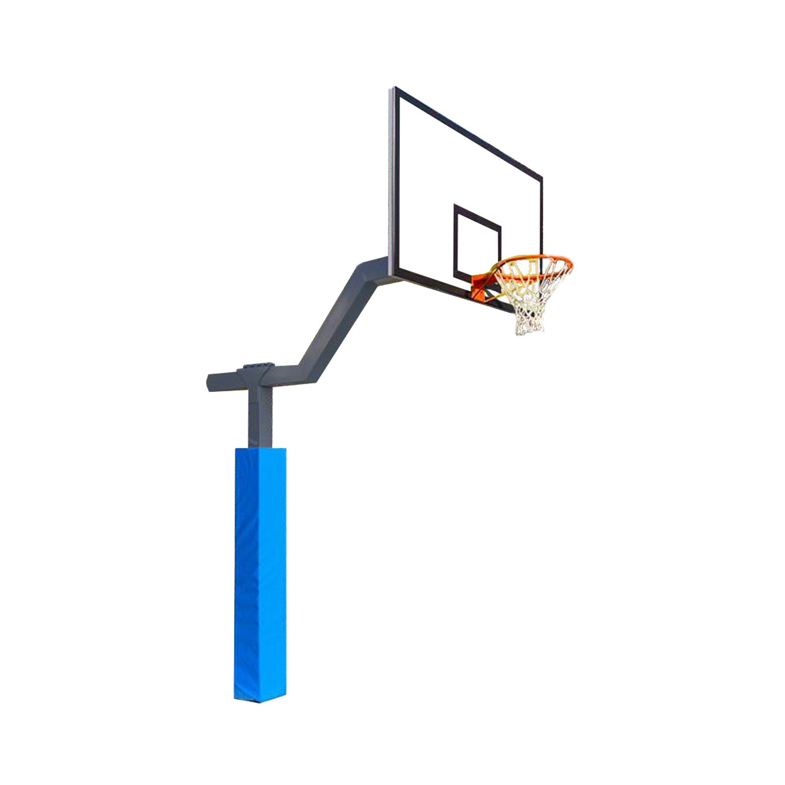 Impianto Basket, Black Swan, Sbalzo del Braccio Regolabile 165-225cm - Singolo