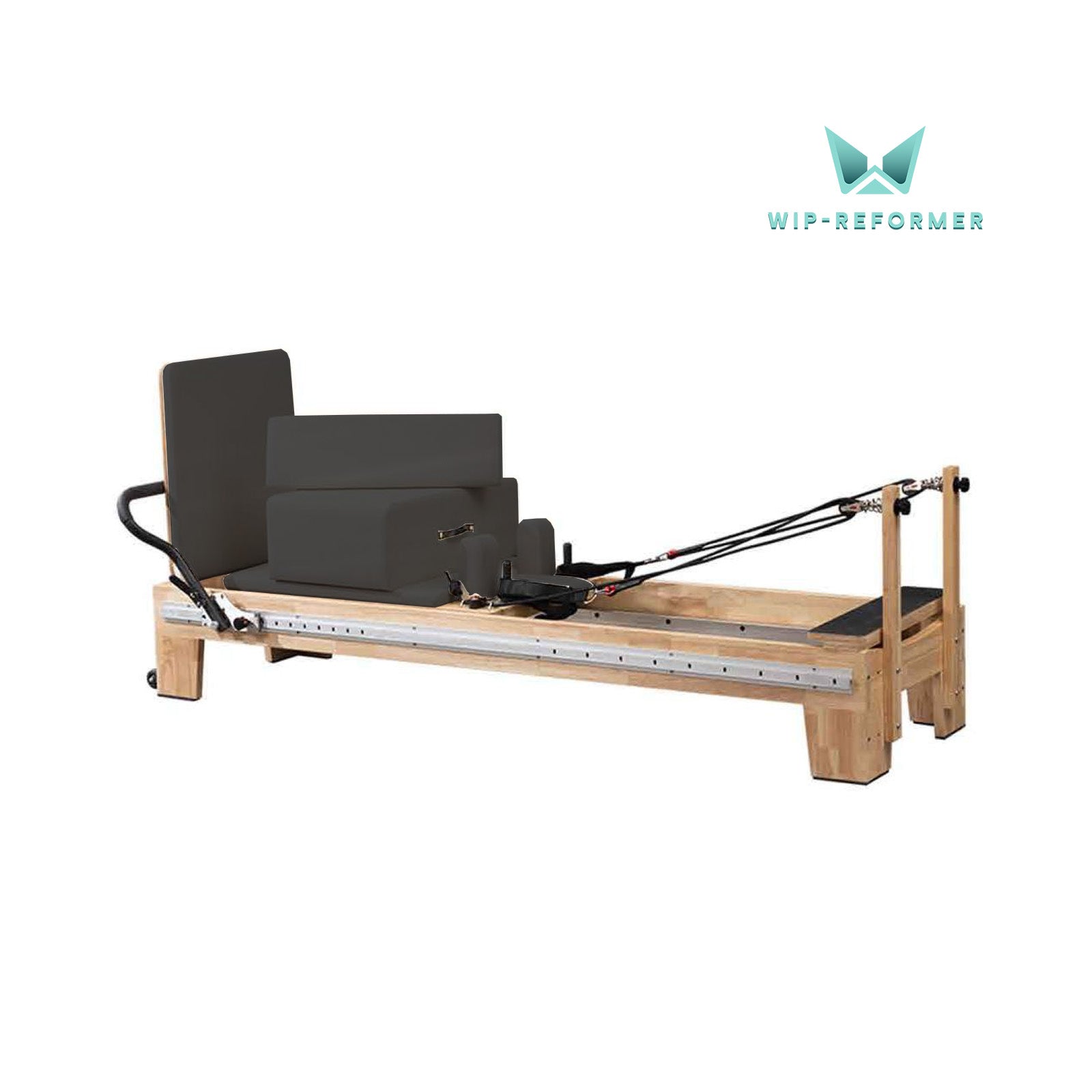 Reformer Pilates in Legno di Quercia con Outer Rail