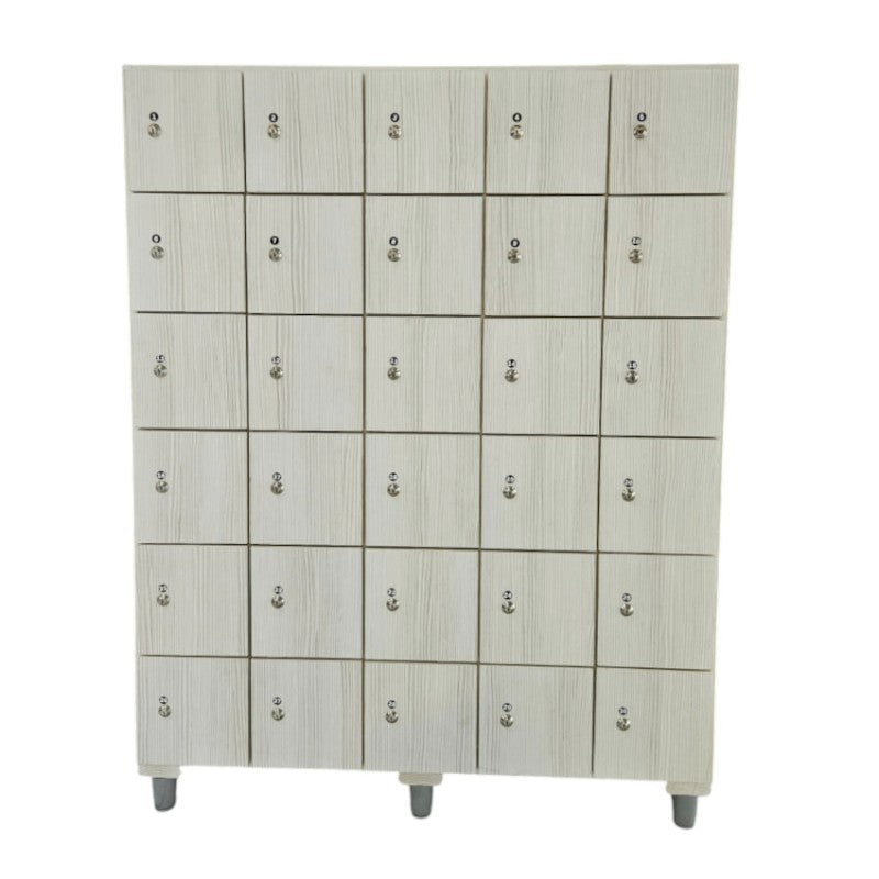 Casellario Portavalori 30 Vani Ante Sovrapposte Serratura Individuale