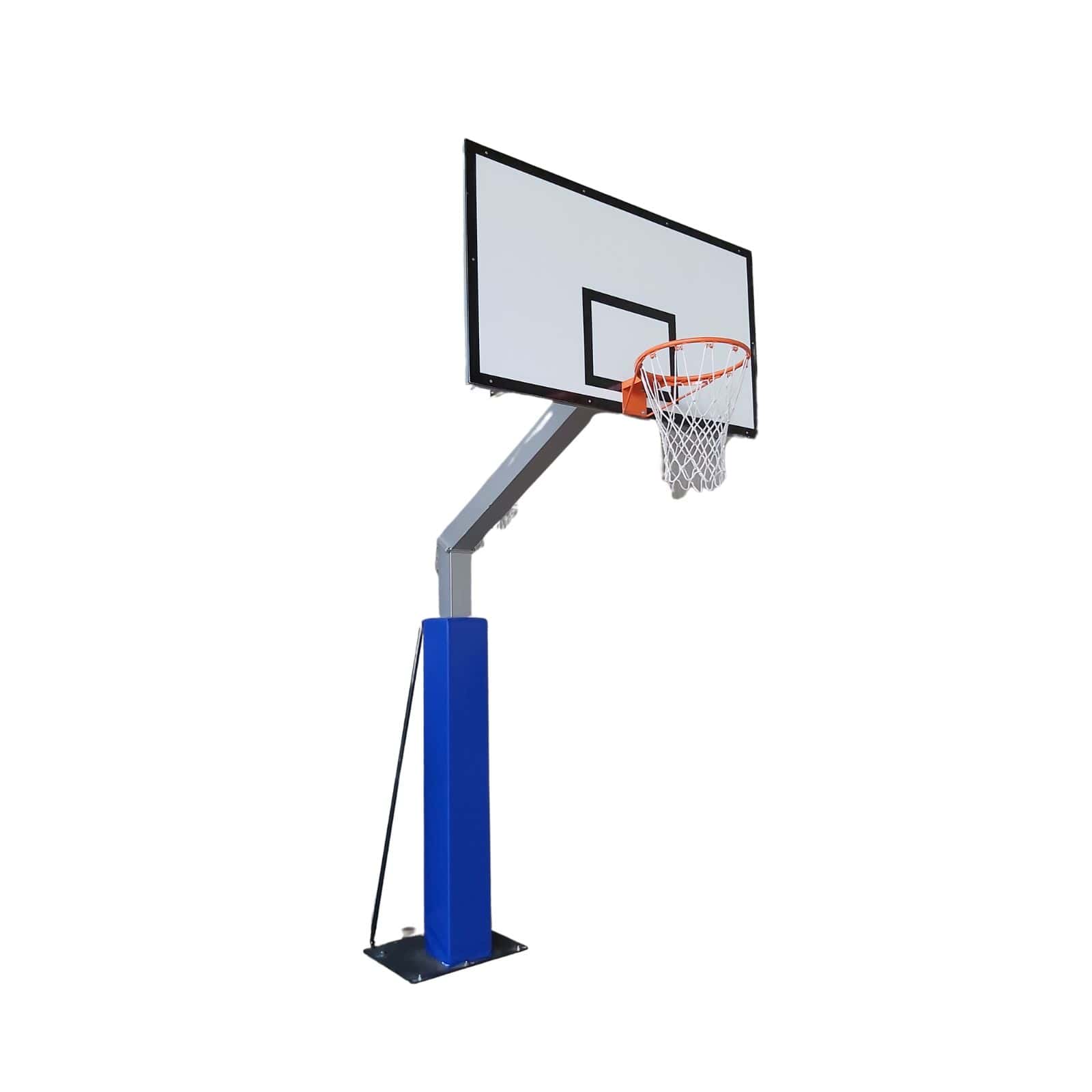 Impianto Basket Monotubolare - Sbalzo 165 cm - Singolo