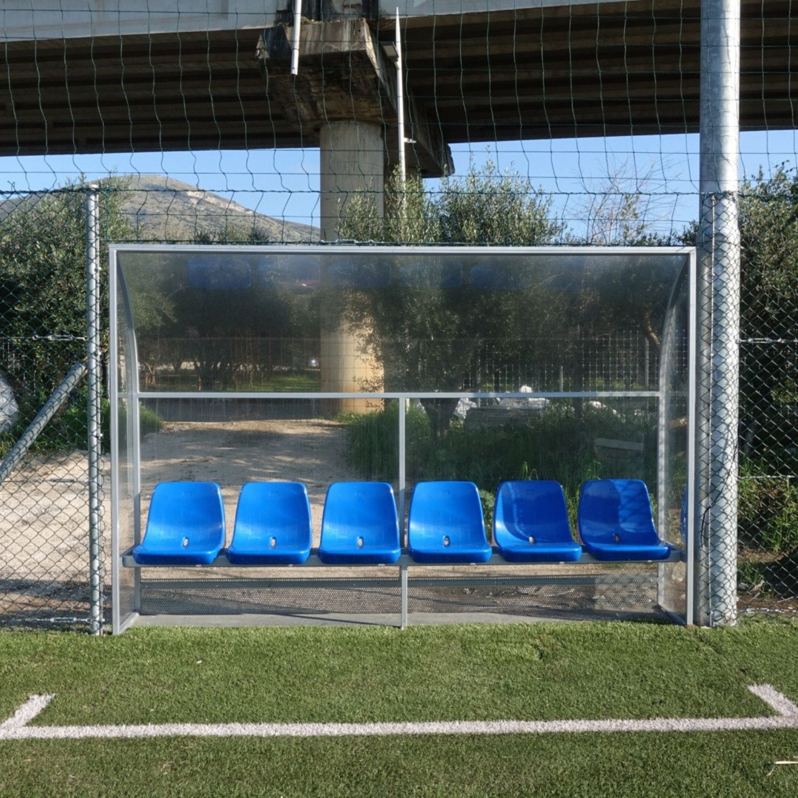 Panchine Calcetto per Riserve 6 Posti