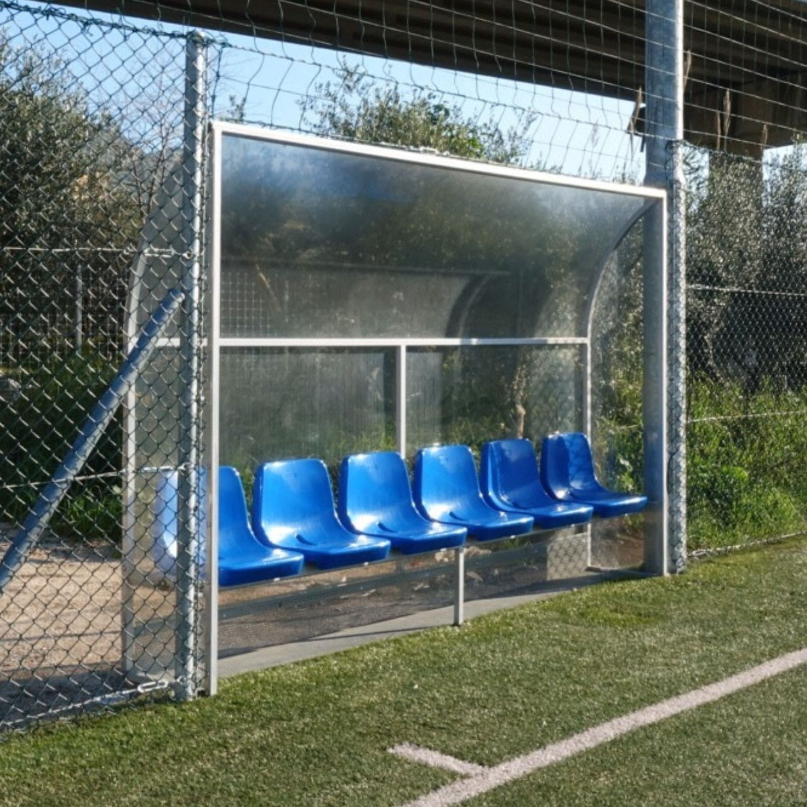 Panchina Riserve Calcetto 4-6 Posti