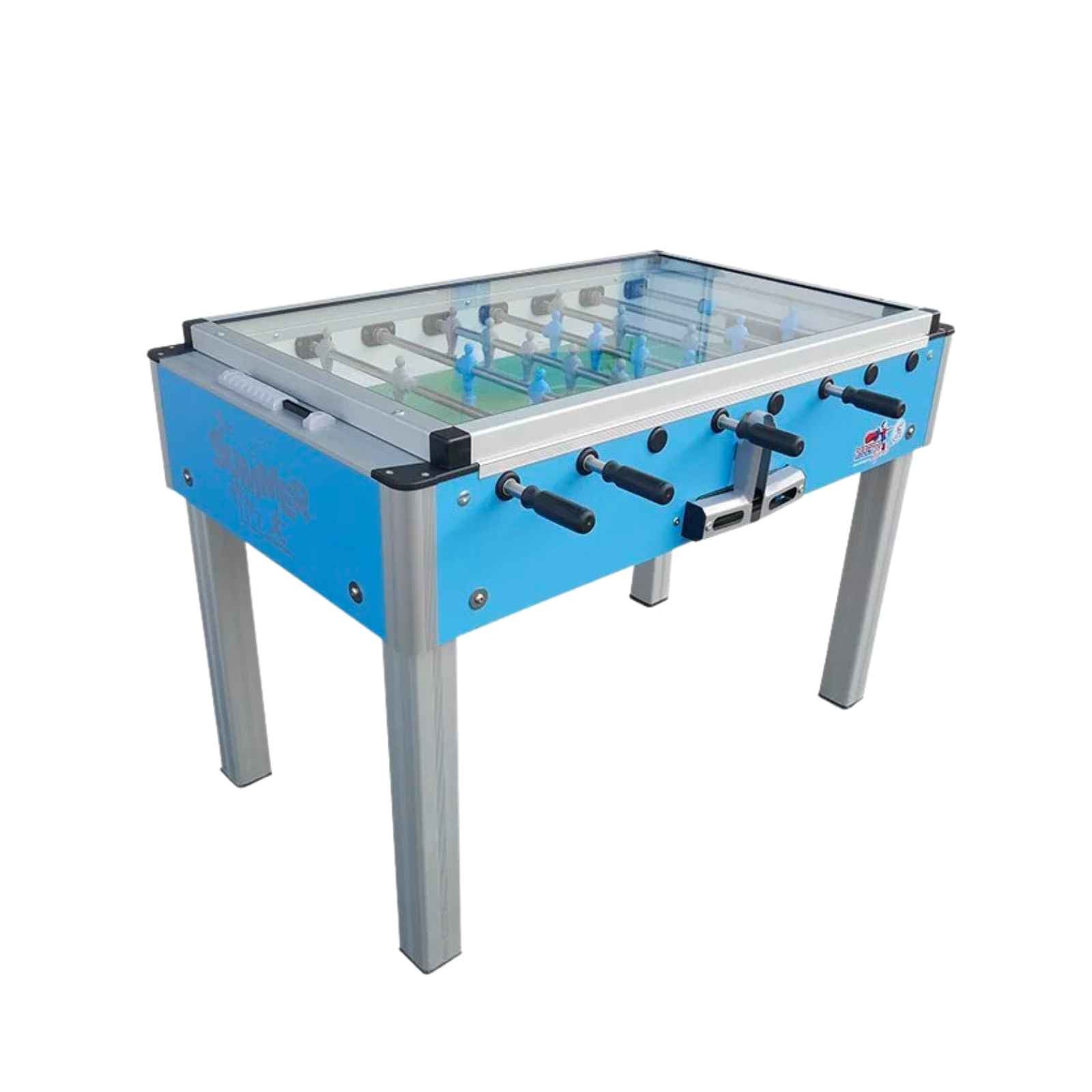 Calciobalilla Senza Gettoniera - Summer Free Cover Azzurro - Da Esterno