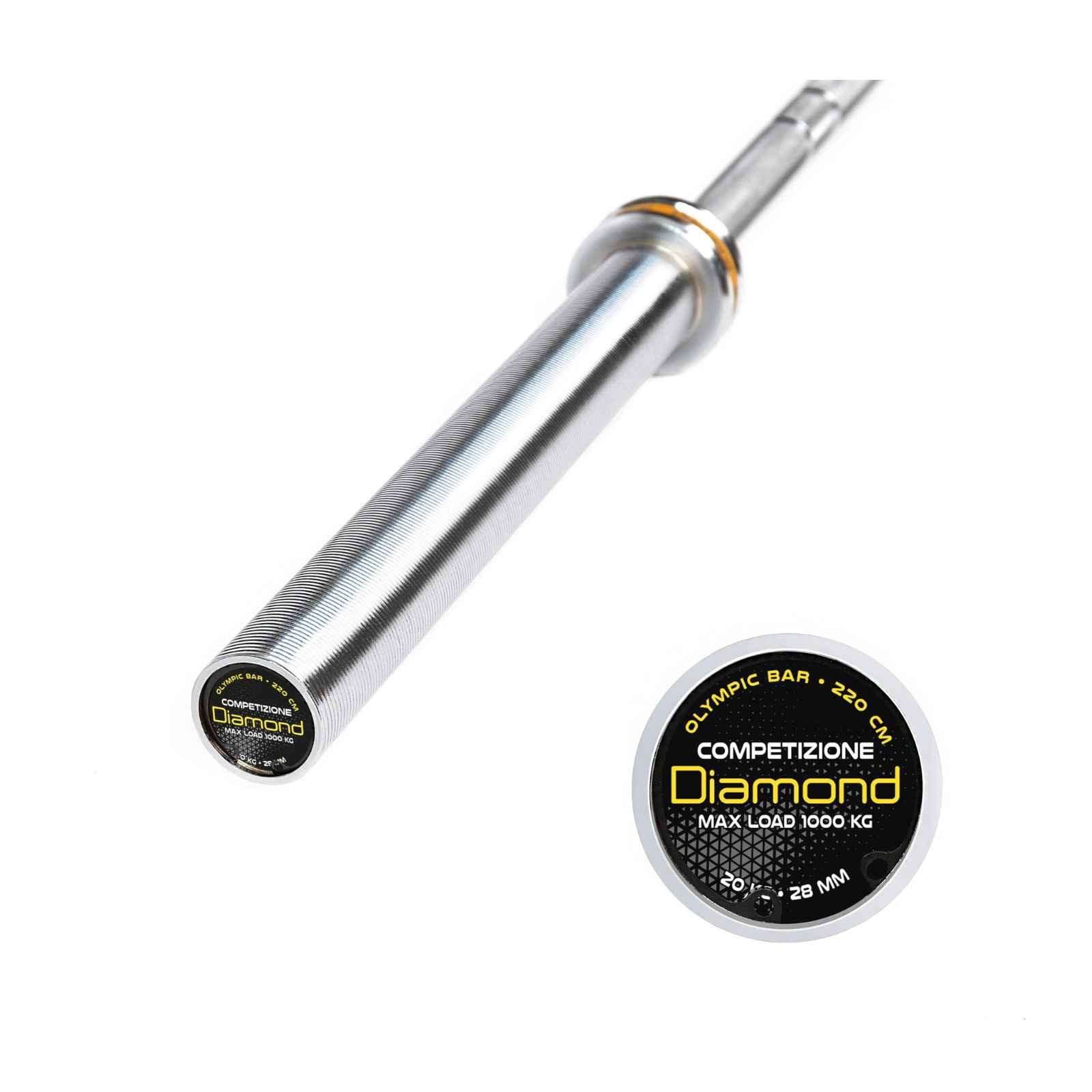 Bilanciere Olimpico Competizione 220 cm - Carico Max 1000 Kg