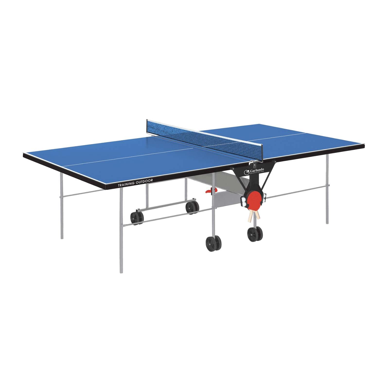Training Outdoor - Tavolo Ping Pong Pieghevole per Gioco Amatoriale e Familiare