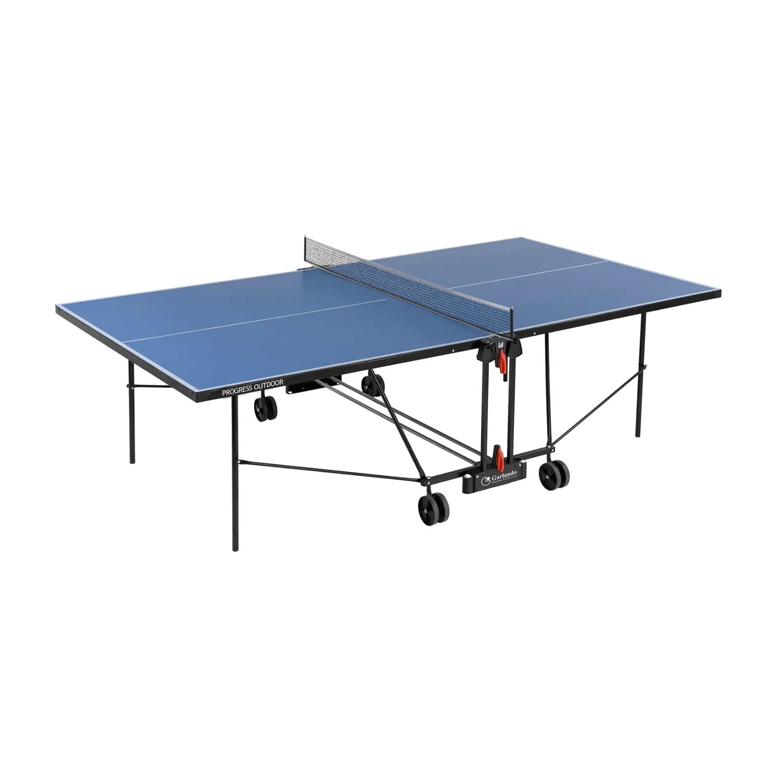 Progress Outdoor - Tavolo Ping Pong Pieghevole per giocatori Amatoriali e con Mobilità Ridotta