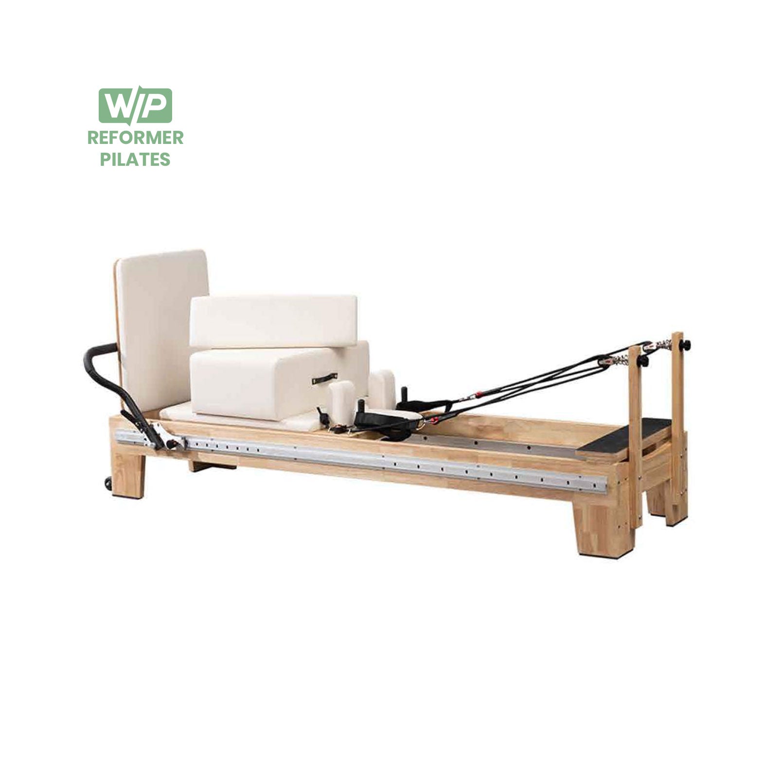 Reformer Pilates in Legno di Quercia con Outer Rail