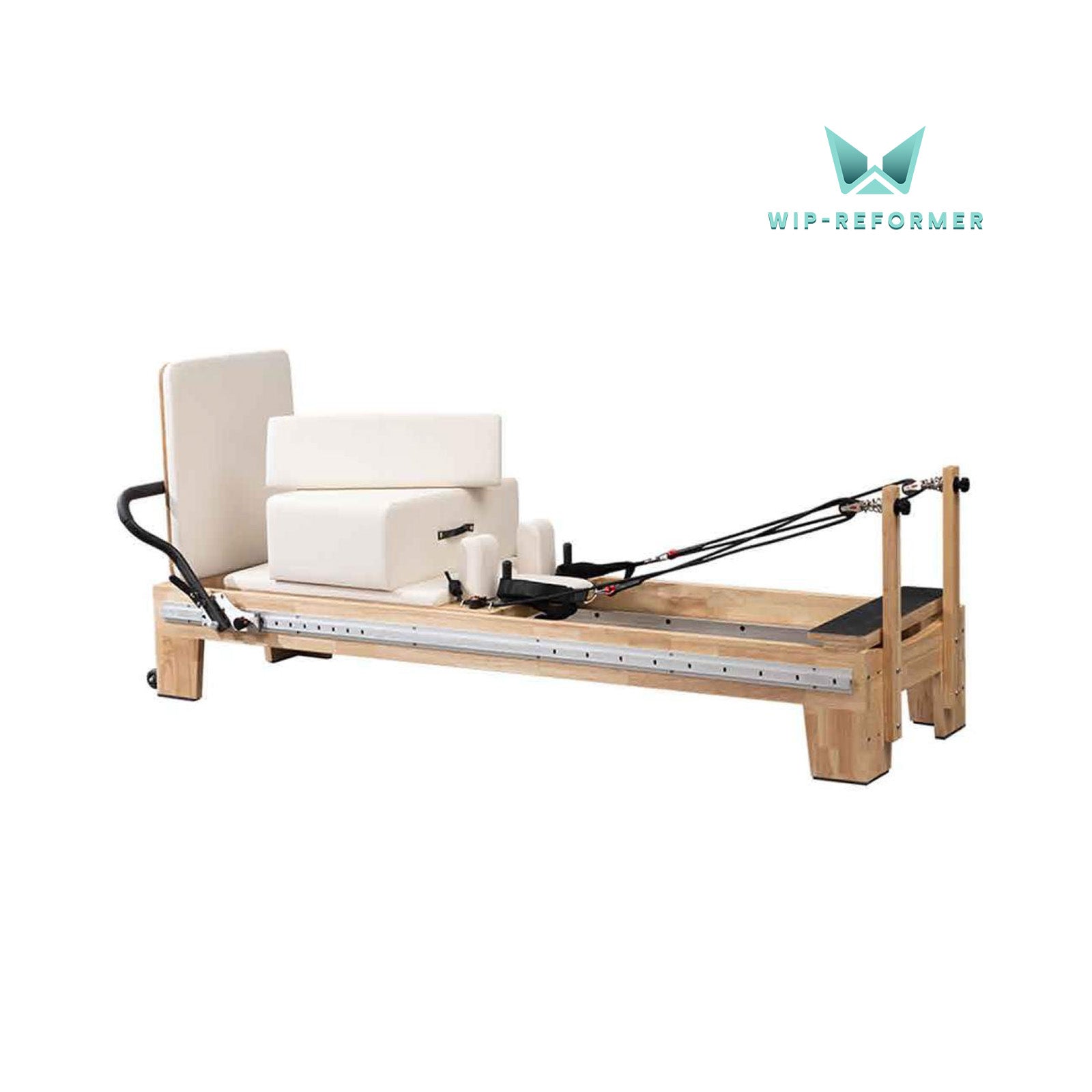 Reformer Pilates in Legno di Quercia con Outer Rail