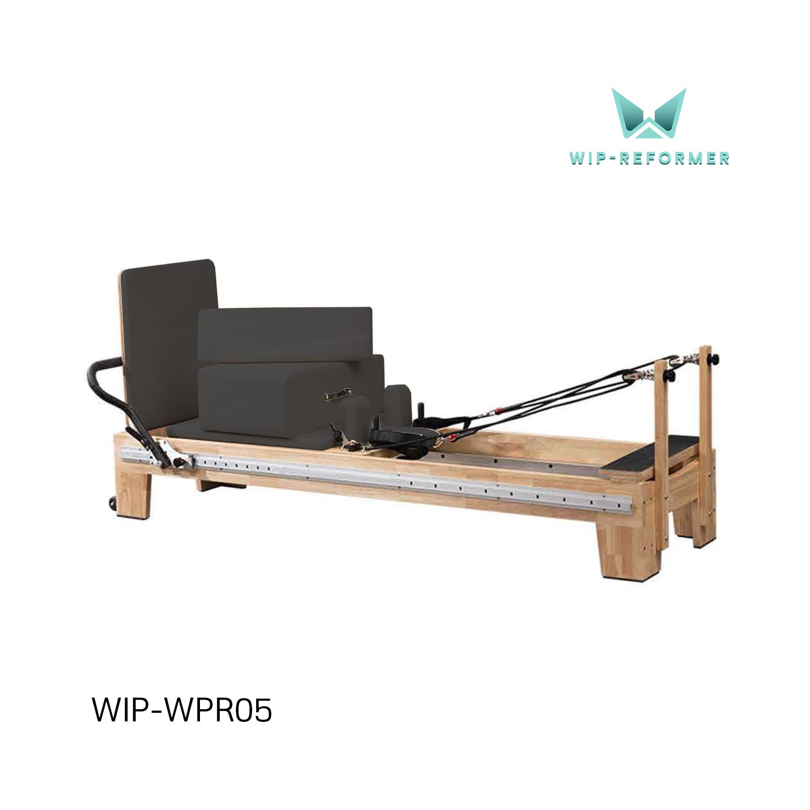 Reformer Pilates in Legno di Quercia con Outer Rail