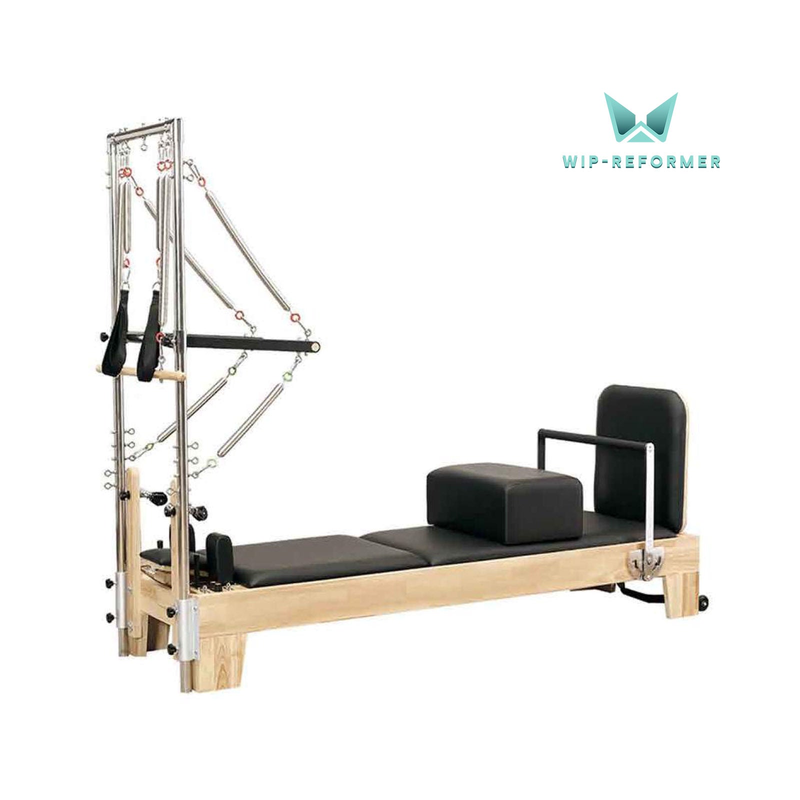 Reformer Pilates in Legno di Quercia con Half Tower