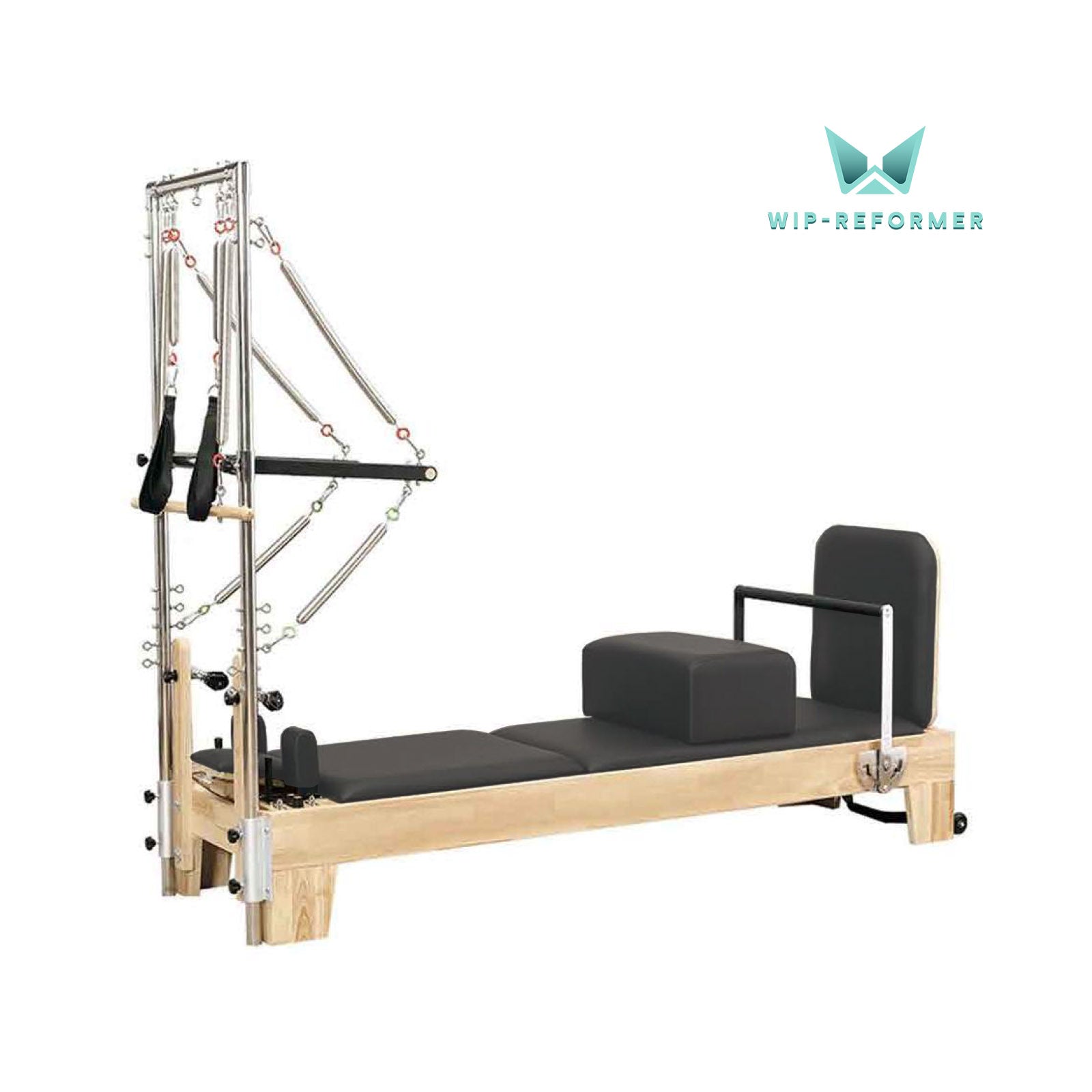 Reformer Pilates in Legno di Quercia con Half Tower