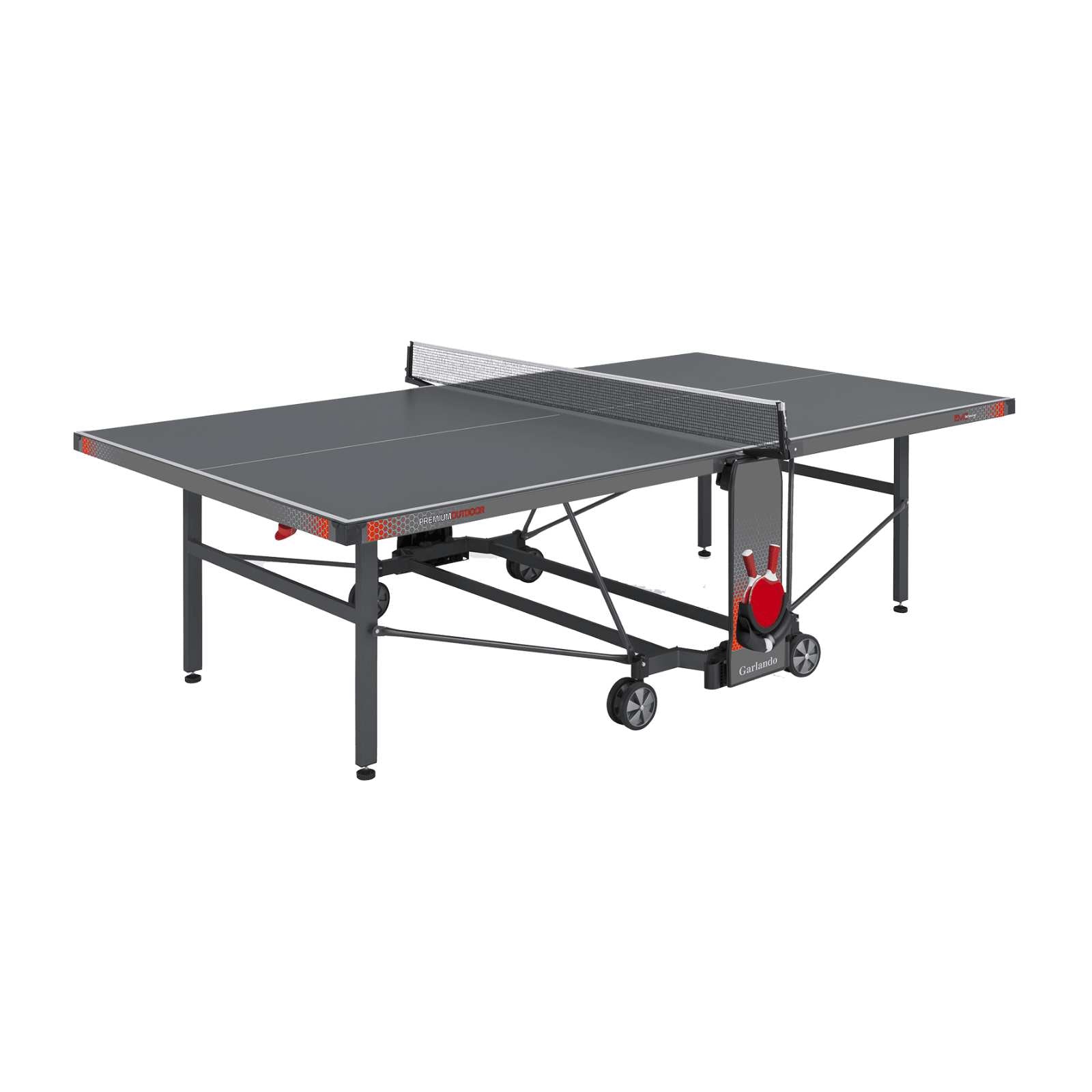 Premium Outdoor - Tavolo Ping Pong Pieghevole con Sistema Ergonomico ECS e sistema Antiriflesso